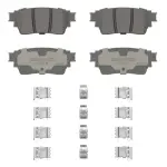 OEX2135 - : OEX Rear Disc Brake Pad Set Premium Ceramic for WAGNER BRAKE Image