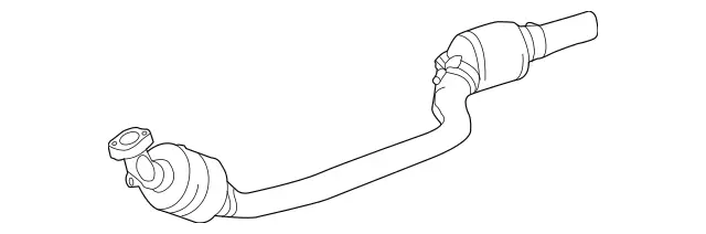 1724902119 - : Exhaust Gas Line for Mercedes-Benz: SLK350 Image