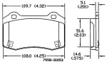13054186 - : Disc Brake Pad Set for OmniParts Image
