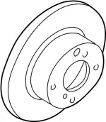 432069E601 - Brakes: Rotor for INFINITI: G20 Image image