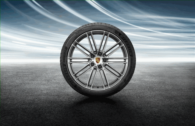971044660L - Wheels: 21-Inch 911 Turbo Design Summer Wheel-And-Tire for Porsche: Panamera Image