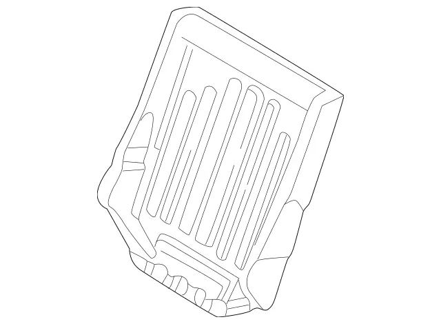 1639200532 - Rear Seat Bench: Backrest Frame for Mercedes-Benz: ML320, ML430 Image image