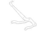 2218200244 - Electrical System: Wiper Arm for Mercedes-Benz Image