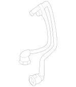 1675015100 - Radiator: Bleed Line for Mercedes-Benz Image