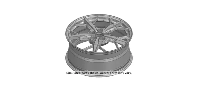 84600212 - : 19x8.5 Aluminum Front Wheel for Chevrolet: Corvette Image