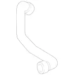 2105012682 - Radiator: Hose for Mercedes-Benz: E430 Image