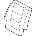 FB5Z7866600CE - Body: Seat Back Cover for Ford: Explorer Image