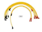 4049 - : Spark Plug Wire Set- 8mm- Super Stock- Graphite Core- HEI Style Boots- Yellow for ACCEL Image