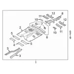 L1MZ7810692A - Body: Cross-member for Ford: Explorer, Police Interceptor Utility | Lincoln: Aviator Image