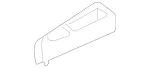 22172001898L49 - : Cover Plate for Mercedes-Benz Image