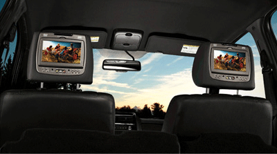 A9ESC611A08A2C - Audio/Video: DVD Headrest, Cloth - Camel for FORD Image