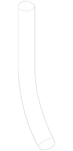 2517800268 - Sliding Roof: Hose for Mercedes-Benz: R320, R350, R500 Image