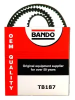 TB187 - : Bando USA Precision Engineered OHC Timing Belt for Bando Image