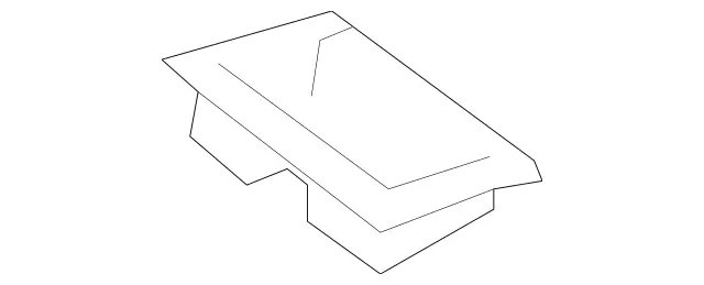 25181001309051 - Body: Ashtray for Mercedes-Benz Image