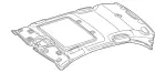 20569066057P58 - Body: Headliner for Mercedes-Benz Image