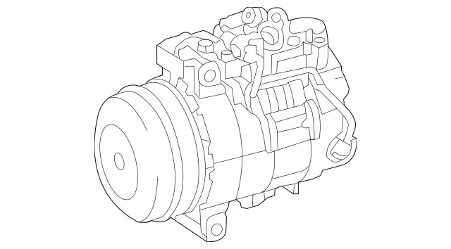 8303802 - : Refrigerant Compressor for Mercedes-Benz: GL350, GLS350d, ML350 Image