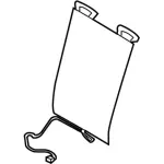 HK4Z14D696B - Body: Seat Back Heater for Ford: Transit-150, Transit-250, Transit-350, Transit-350 HD Image