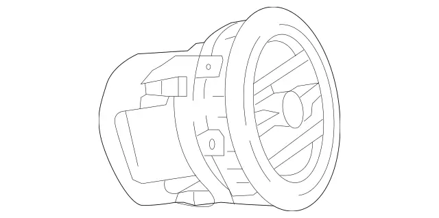 2578302500 - Heating and Ventilation: Air Vent for Mercedes-Benz: AMG GT 43, AMG GT 53, AMG GT 63, AMG GT 63 S, AMG GT 63 S E Performance, CLS450, CLS53 AMG, E400, E450, E53 AMG, G500, G550, G580, G63 4x4 Squared AMG, G63 AMG Image image