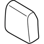 GJ7Z78501A04AB - Body: Headrest Cover for Lincoln: MKC Image