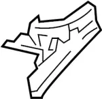 76326AL500 - Body: Rail Reinforced for Infiniti Image