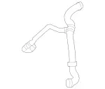 2515018382 - : Coolant Hose for Mercedes-Benz Image
