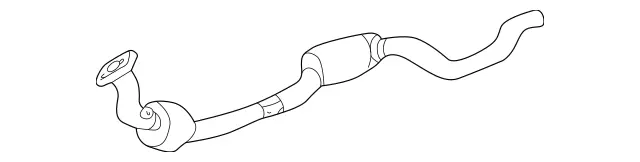 1634900836 - Exhaust: Catalytic Converter for Mercedes-Benz Image