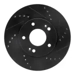 63303038R - : DFC Brake Rotor - Drilled and Slotted - Black for DYNAMIC FRICTION Image