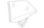 2386705700 - : Movable Glass for Mercedes-Benz Image