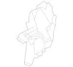 1908851202 - Attachment Parts: Bumper Holder for Mercedes-Benz: AMG GT C, AMG GT S Image