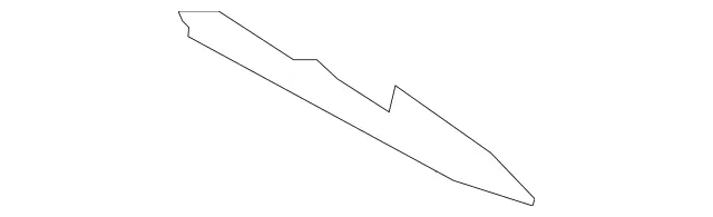 1188890400 - Attachment Parts: Edge Guard for Mercedes-Benz: CLA250, CLA35 AMG Image image