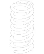 2023243104 - : Rear Spring for Mercedes-Benz: C220, C230, C280 Image