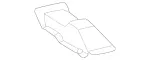 1636100725 - Body: Reinforcement Front Seat for Mercedes-Benz Image