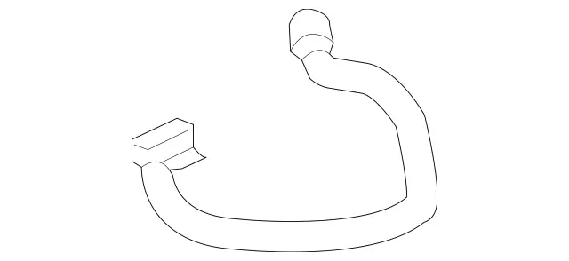 906830511564 - HVAC: Connector Pipe for Mercedes-Benz: Sprinter 2500, Sprinter 3500, Sprinter 3500XD Image image