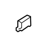 BK3Z9925006A - Body: Upper Track Stop for Ford: Transit-150, Transit-250, Transit-350, Transit-350 HD Image