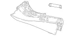 21368011039K21 - Body: Console for Mercedes-Benz Image
