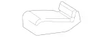 22192049217J75 - Body: Center Cushion for Mercedes-Benz Image