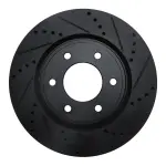 63368016R - : DFC Brake Rotor - Drilled and Slotted - Black for DYNAMIC FRICTION Image