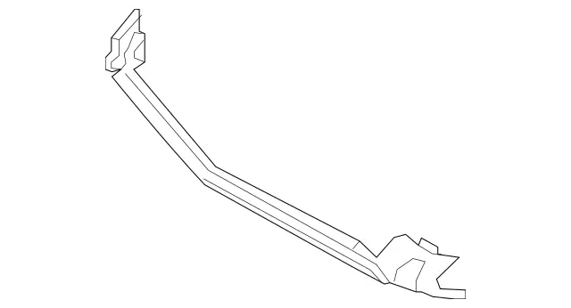 1728851265 - Attachment Parts: Basic Carrier, Bumper for Mercedes-Benz: SLC300, SLC43 AMG, SLK250, SLK300, SLK350, SLK55 AMG Image image