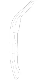 2197270130 - Front Doors: Seal for Mercedes-Benz Image