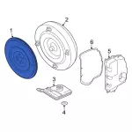 AV6Z6477J - : Flywheel for Ford: Fusion Image