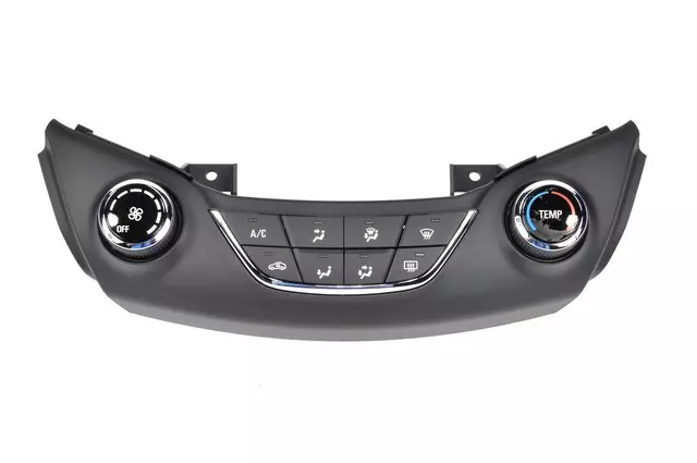 Jet Black Heating and Air Conditioning Control Panel - GM (39028880)