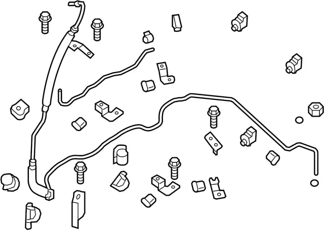 497103KD0B - Steering: Pressure Hose for INFINITI: JX35, QX60 Image