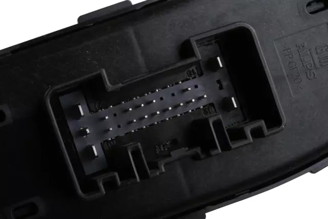 Jet Black Front Driver Side Door Window Control Switch - GM (84806342)