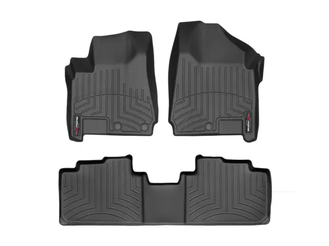 445211442782 - Accessories: Front &amp; Rear Black FloorLiner™ DigitalFit® for WeatherTech Image