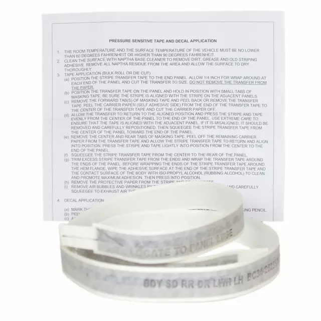 BC3Z2620001AB - Body: Stripe Tape for Ford: F-250 Super Duty, F-350 Super Duty, F-450 Super Duty Image