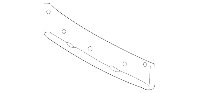 2308172778 - Attachment Parts: License Plate Holder for Mercedes-Benz: SL500, SL55 AMG, SL550, SL600 Image image