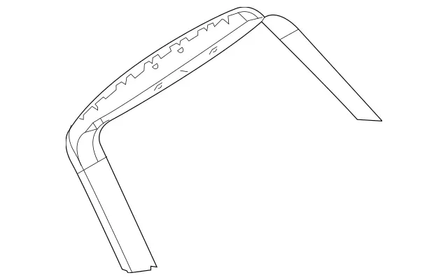 21174004707F85 - Body: Upper Trim for Mercedes-Benz Image
