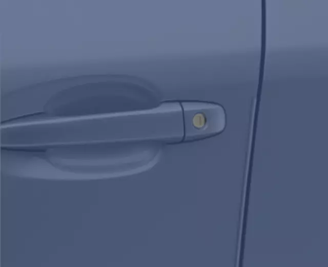 SOA801P001E1 - Exterior: Door Edge Guard Kit - Quartz Blue Pearl for Subaru: Forester Image