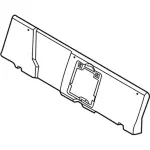 CV6Z10A687AA - Body: Package Tray Trim for Ford: Focus Image