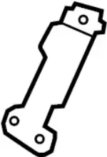 497303KA2C - Steering: Hose &amp; Tube Assembly Bracket for INFINITI: JX35, QX60 Image